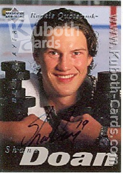 NHL 1995 / 96 Be A Player Autographs - No S172 - Doan