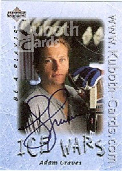 NHL 1995 / 96 Be A Player Autographs - No S212 - Graves