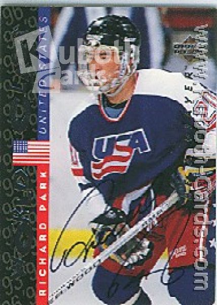 NHL 1995/96 Be A Player Autographs - No S185 - Park