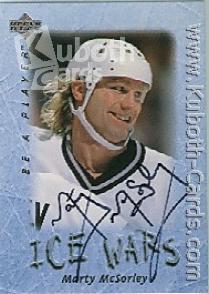 NHL 1995 / 96 Be A Player Autographs - No S225 - McSorley