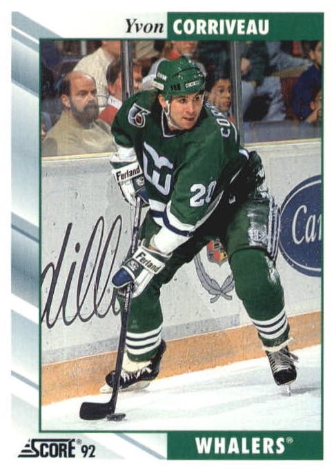 NHL 1992 / 93 Score - No 541 - Yvon Corriveau