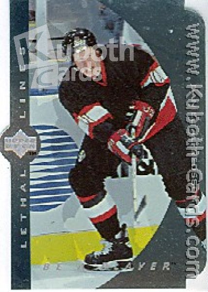 NHL 1995 / 96 Be A Player Lethal Lines - No LL6 - Alfredsson