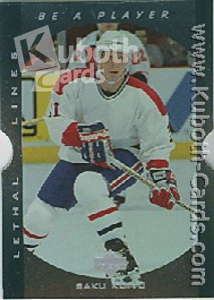 NHL 1995 / 96 Be A Player Lethal Lines - No LL5 - Koivu