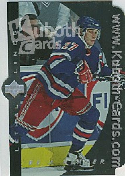 NHL 1995/96 Be A Player Lethal Lines - No LL15 - Kovalev