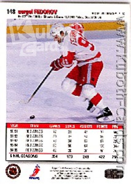 NHL 1995 / 96 Collector's Choice - No 148 - Sergei Fedorov