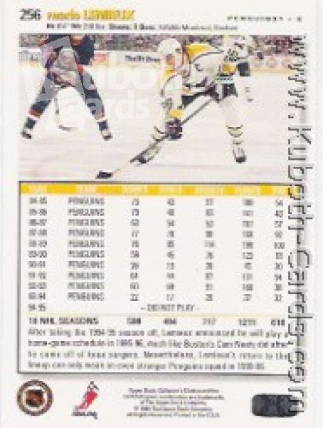 NHL 1995 / 96 Collector's Choice - No 256 - Mario Lemieux