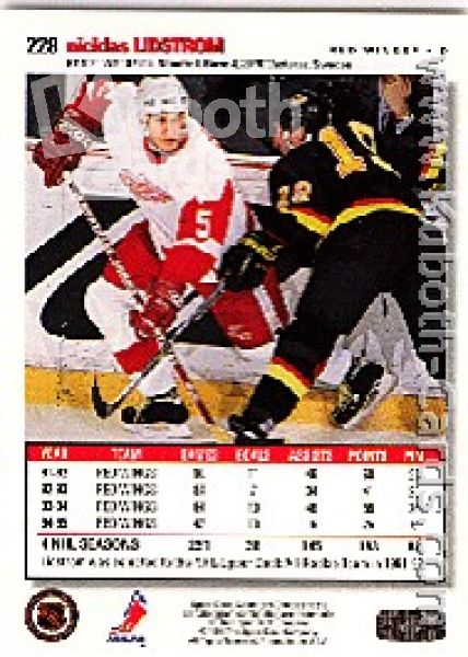 NHL 1995 / 96 Collector's Choice - No 228 - Nicklas Lidstrom