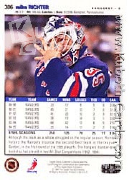 NHL 1995/96 Collector's Choice - No 306 - Mike Richter