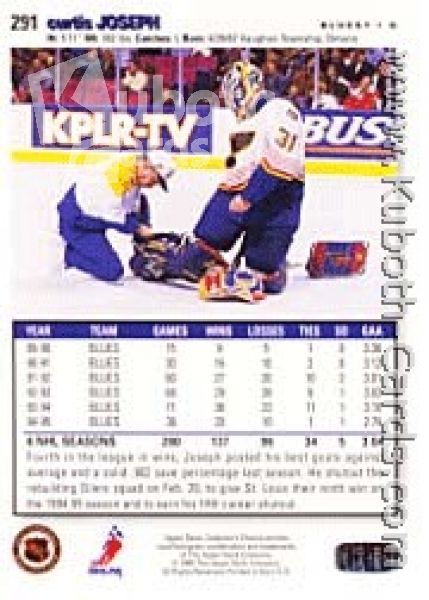 NHL 1995 / 96 Collector's Choice - No 291 - Curtis Joseph