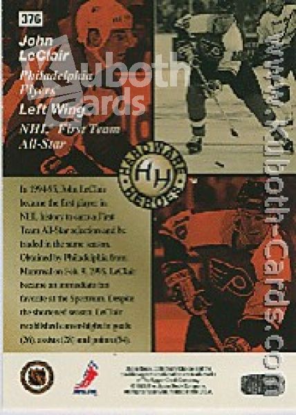 NHL 1995 / 96 Collector's Choice - No 376 - John LeClair