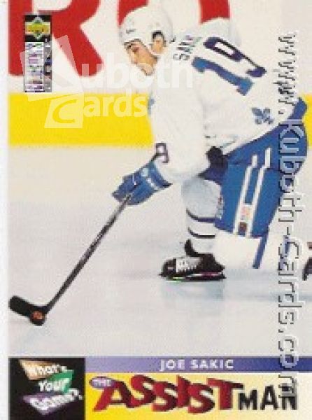 NHL 1995 / 96 Collector's Choice - No 362 - Joe Sakic