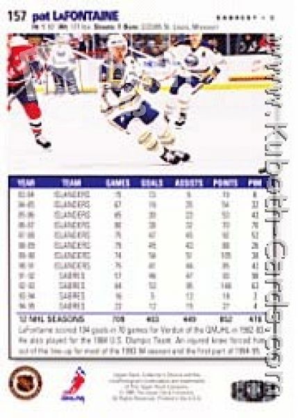 NHL 1995 / 96 Collector's Choice Players Club - No 157