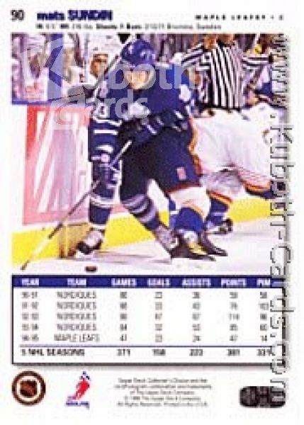 NHL 1995/96 Collector's Choice Players Club - No. 90