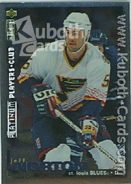 NHL 1995 / 96 Collector's Choice Players Club Platinum - No 112