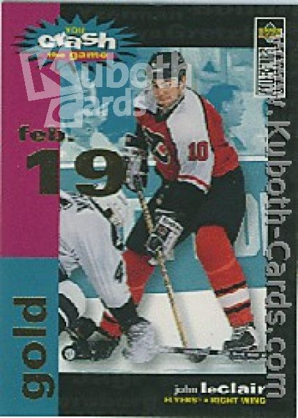 NHL 1995 / 96 Collector's Choice Crash the Game - No C23C - John LeClair