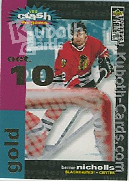 NHL 1995 / 96 Collector's Choice Crash the Game - No C17A - Bernie Nicholls