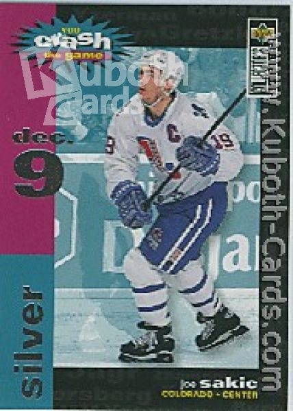 NHL 1995 / 96 Collector's Choice Crash the Game - No C9B - Joe Sakic