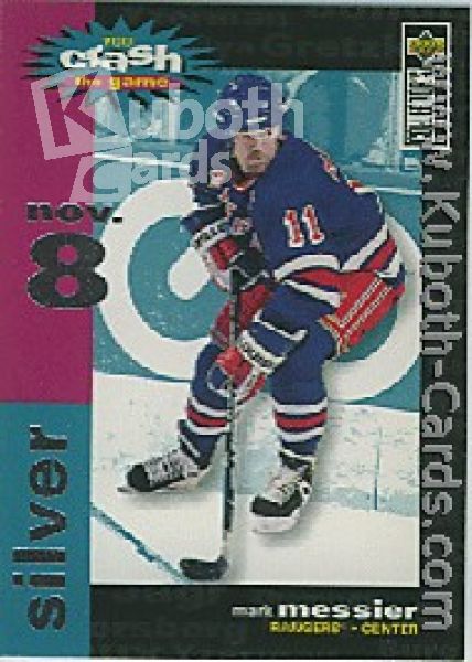 NHL 1995 / 96 Collector's Choice Crash the Game - No C6A - Mark Messier