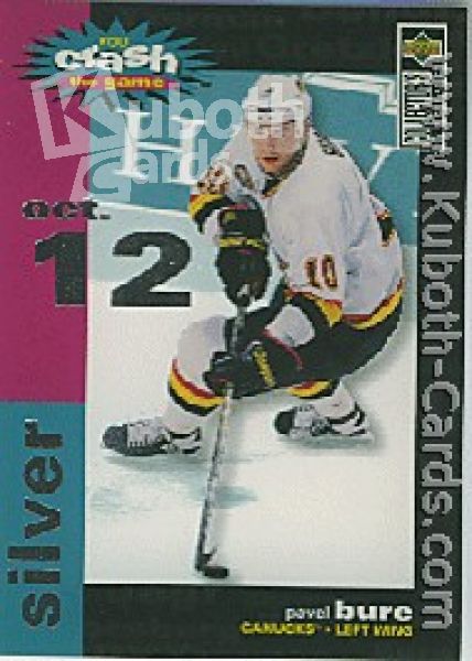 NHL 1995 / 96 Collector's Choice Crash the Game - No C1A - Pavel Bure