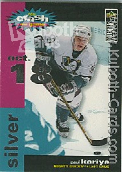 NHL 1995 / 96 Collector's Choice Crash the Game - No C10A - Paul Kariya