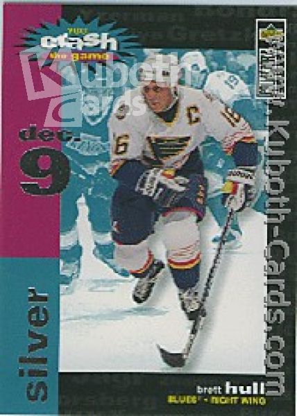 NHL 1995 / 96 Collector's Choice Crash the Game - No C5B - Brett Hull