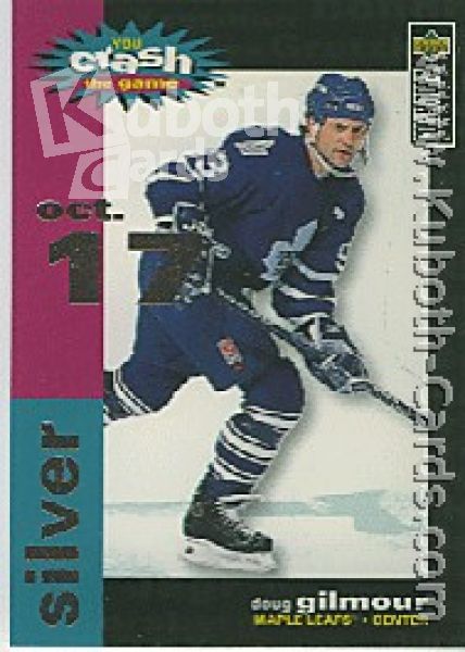 NHL 1995 / 96 Collector's Choice Crash the Game - No C21A - Doug Gilmour