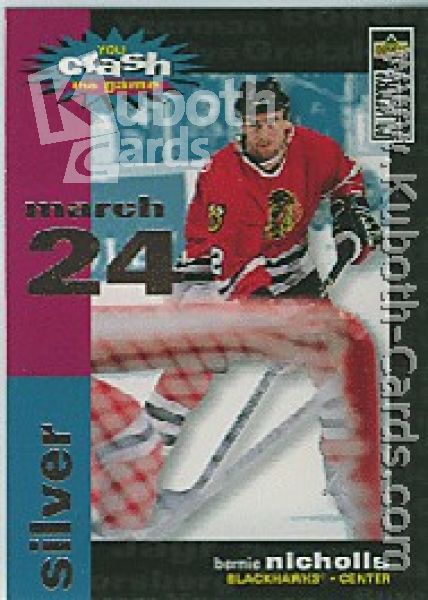 NHL 1995 / 96 Collector's Choice Crash the Game - No C17C - Bernie Nicholls