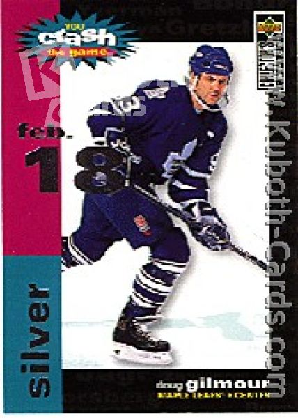 NHL 1995 / 96 Collector's Choice Crash the Game - No C21C - Doug Gilmour