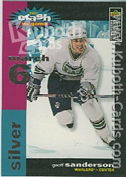 NHL 1995 / 96 Collector's Choice Crash the Game - No C22C - Geoff Sanderson