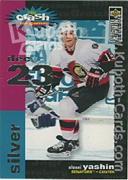 NHL 1995 / 96 Collector's Choice Crash the Game - No C18B - Alexei Yashin