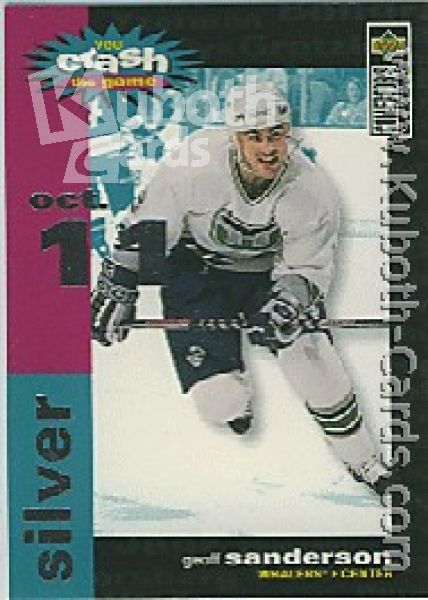 NHL 1995 / 96 Collector's Choice Crash the Game - No C22A - Geoff Sanderson