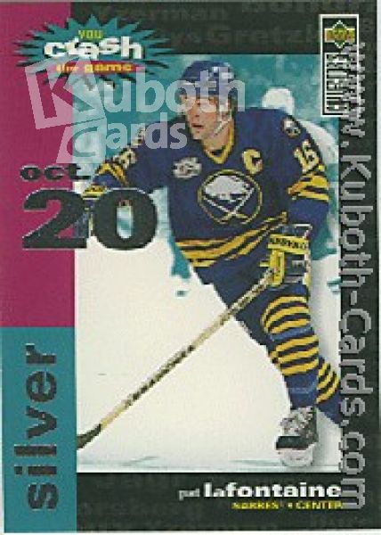 NHL 1995 / 96 Collector's Choice Crash the Game - No C27A - Pat LaFontaine