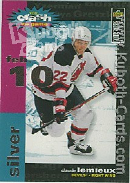 NHL 1995 / 96 Collector's Choice Crash the Game - No C28C - Claude Lemieux