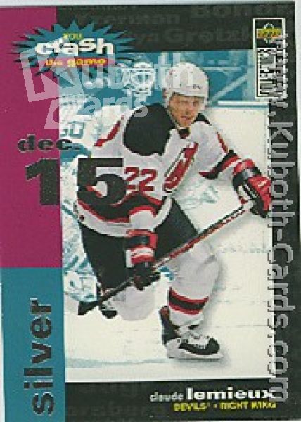 NHL 1995 / 96 Collector's Choice Crash the Game - No C28B - Claude Lemieux