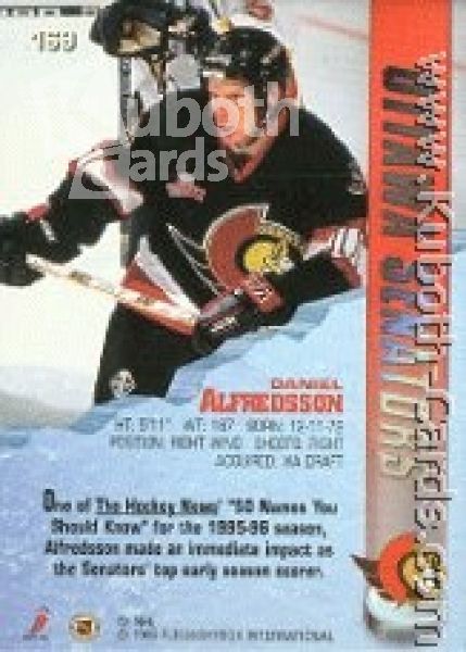 NHL 1995 / 96 Metal - No 169 - Daniel Alfredsson