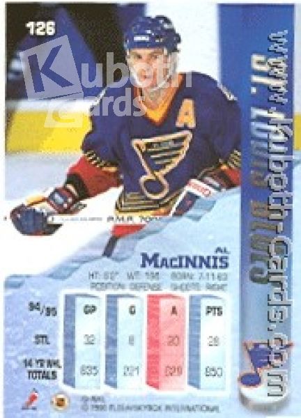 NHL 1995 / 96 Metal - No 126 - Al MacInnis