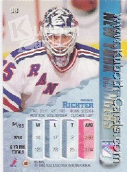 NHL 1995 / 96 Metal - No 98 - Mike Richter