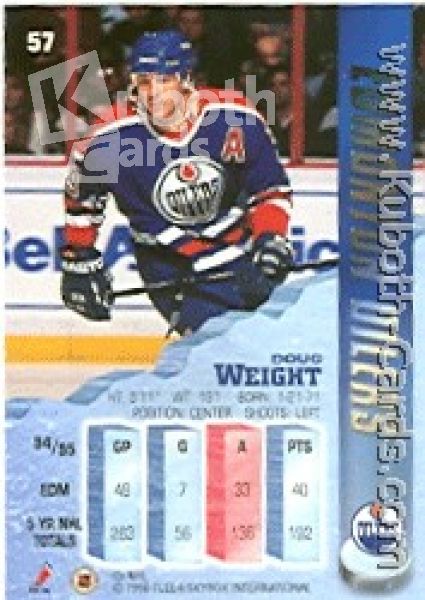 NHL 1995 / 96 Metal - No 57 - Doug Weight