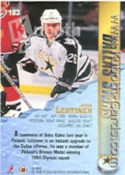 NHL 1995 / 96 Metal - No 183 - Jere Lehtinen