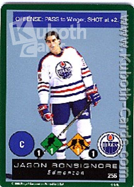 NHL 1995 / 96 Playoff One on One - No 256 - Jason Bonsignore