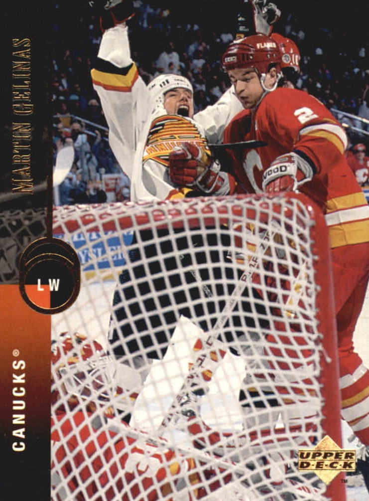 NHL 1994 / 95 Upper Deck - No 54 - Martin Gelinas