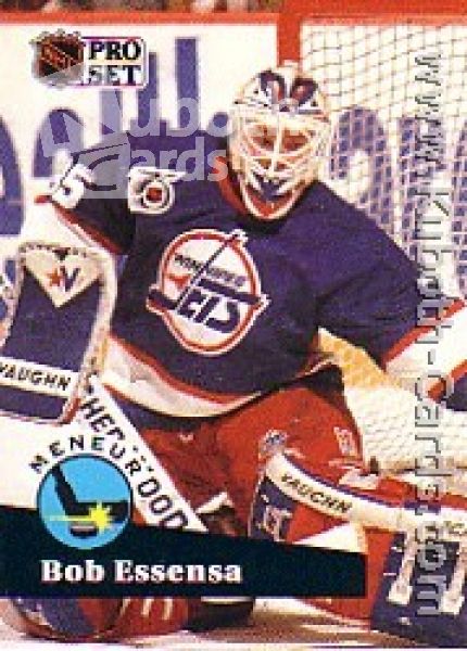 NHL 1991-92 ProSet French - No 602 - Bob Essensa