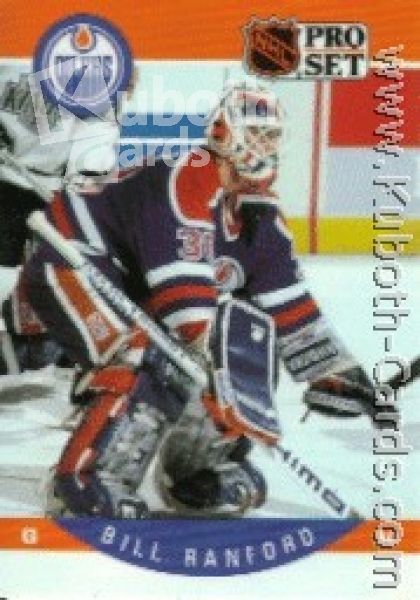 NHL 1990-91 Pro Set - No 94 - Bill Ranford