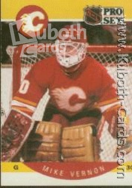 NHL 1990-91 Pro Set - No 47 - Mike Vernon