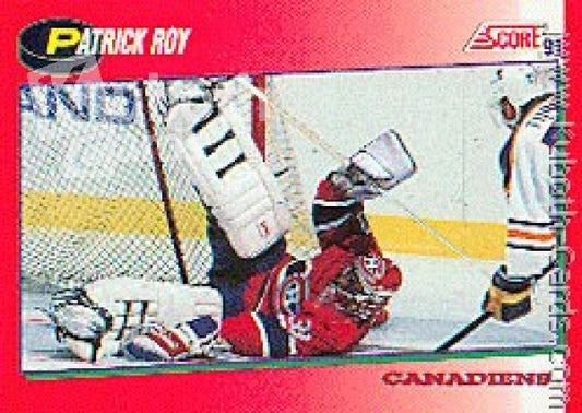 NHL 1991-92 Score Canadian bilingual - No 75 - Patrick Roy