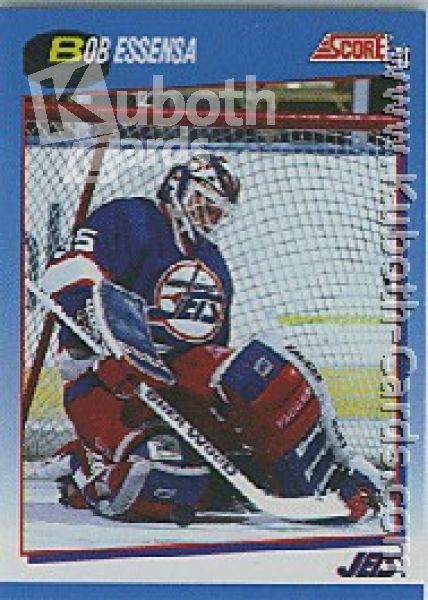 NHL 1991-92 Score Canadian bilingual - No 471 - Bob Essensa