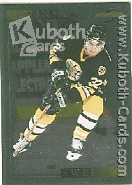 NHL 1995/96 Score Black Ice - No 163 - Don Sweeney