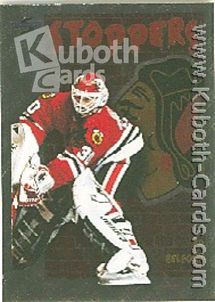 NHL 1995 / 96 Score Black Ice Artists Proof - No 318 - Belfour