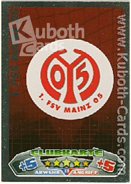 Fussball 2012 / 13 Topps Match Attax - No 199 - Mainz