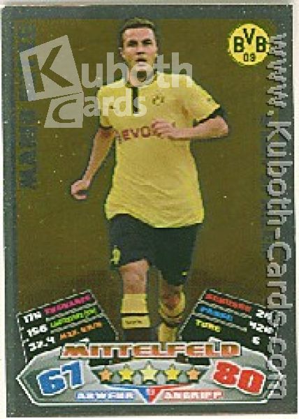 Fussball 2012 / 13 Topps Match Attax - No 49 - Mario Götze